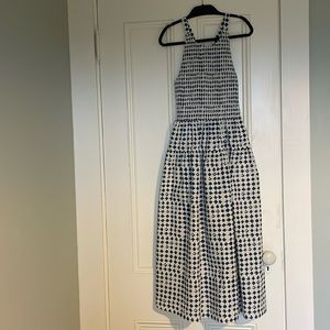 Madewell Halter Tiered Midi Dress